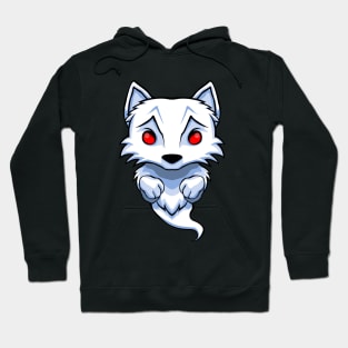 Ghost White Wolf Hoodie